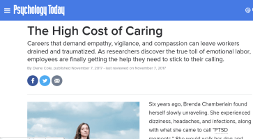 The High Cost of Caring