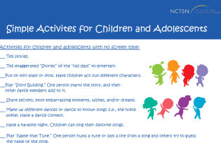 Simple Activities for Children and Adolescents