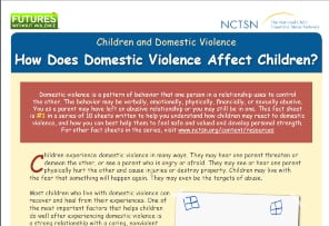 Children and Domestic Violence: How Does Domestic Violence Affect Children?
