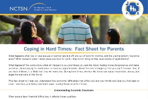 Coping with Economic Difficulties: Fact Sheet for Parents