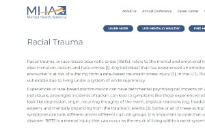 Racial Trauma Webpage