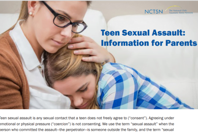Teen Sexual Assault: Information for Parents