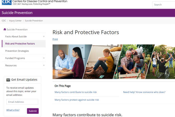 Suicide Prevention