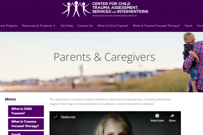 Parents & Caregivers Trauma Resources