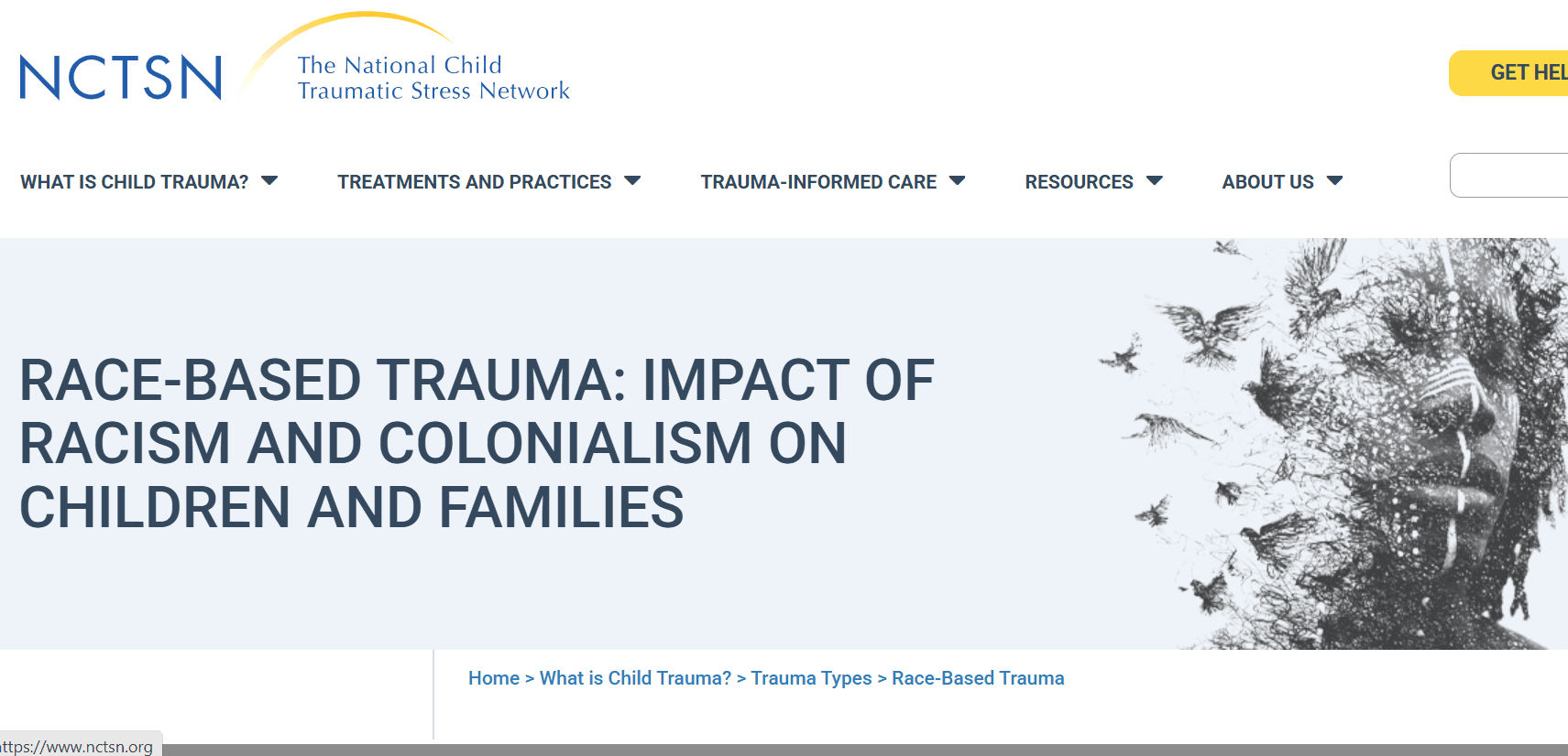 Race-Based Trauma: Impact of Racism and Colonialism on Children and Families