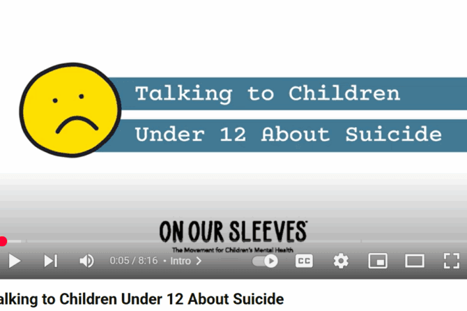 Talking to Children Under 12 About Suicide