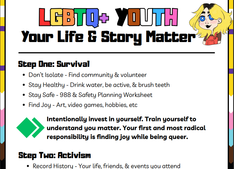 LGBTQ+ Youth Your Life & Story Matter